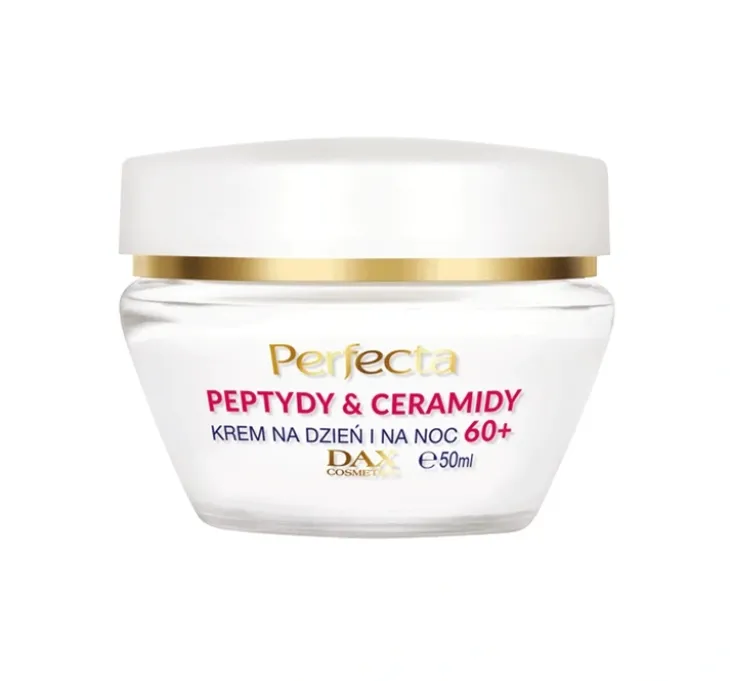 Perfecta Peptydy&Ceramidy ujędrniający krem do twarzy na dzień i na noc 60+ 50ml