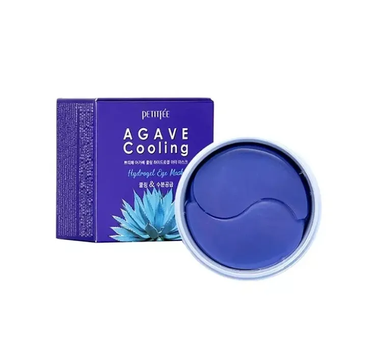 PETITFEE AGAVE COOLING HYDROŻELOWE PŁATKI POD OCZY 60SZT