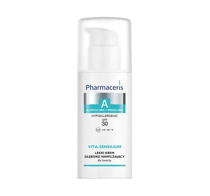 Pharmaceris A Vita Sensilium lekki krem głęboko nawilżający do twarzy SPF30 50 ml