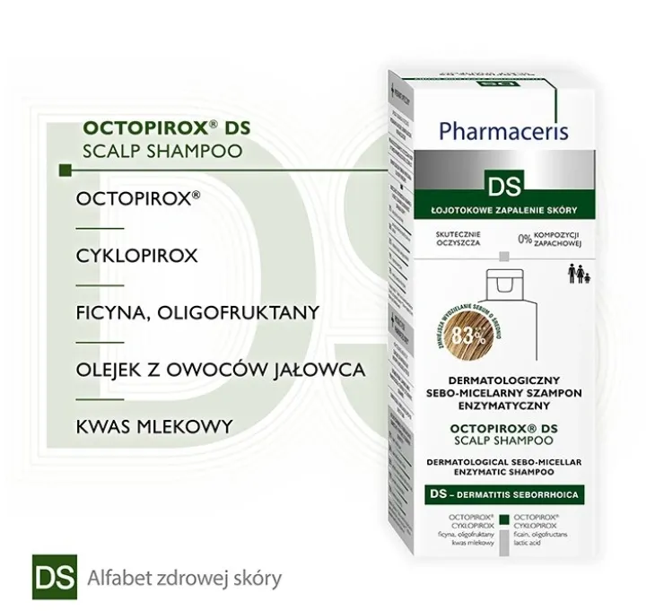 Pharmaceris DS dermatologiczny sebo-micelarny szampon enzymatyczny 125 ml