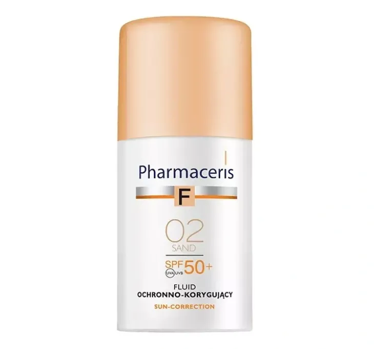 Pharmaceris F Sun Correction fluid ochronno-korygujący SPF50+ 02 Sand 30 ml