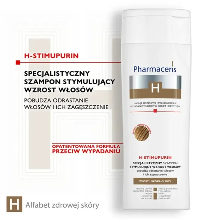 Pharmaceris H Stimupurin specjalistyczny szampon stymulujący wzrost włosów 250 ml
