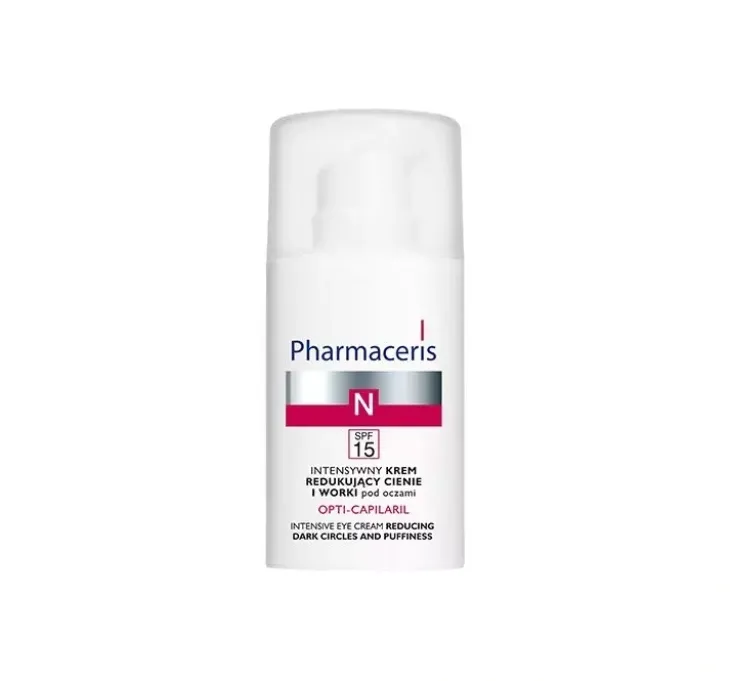 Pharmaceris N Opti Capilaril intensywny krem redukujący cienie i worki pod oczami SPF15 15 ml