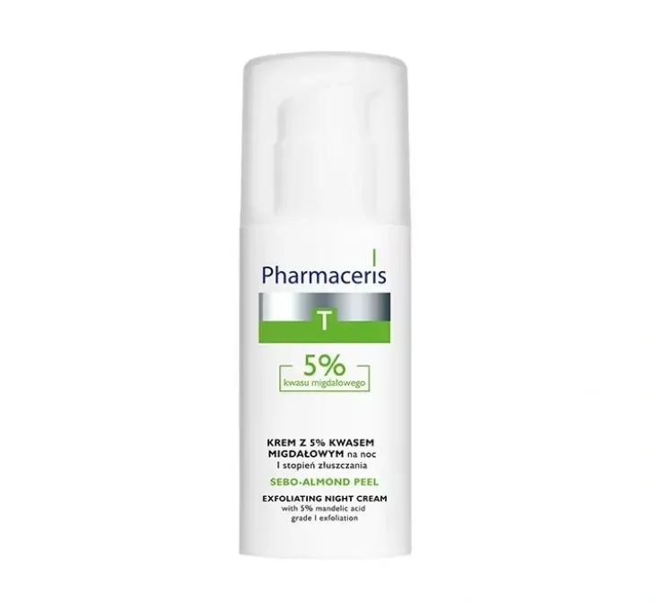 Pharmaceris T Sebo Almond Peel krem z 5% kwasem migdałowym na noc 50 ml