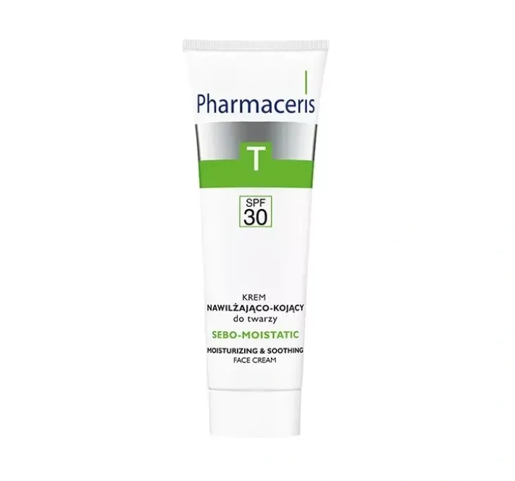 Pharmaceris T Sebo Moistatic krem nawilżająco kojący do twarzy SPF30 50 ml