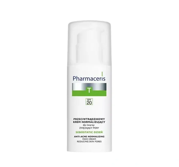 Pharmaceris T Sebostatic przeciwtrądzikowy krem normalizujący do twarzy SPF20 50 ml