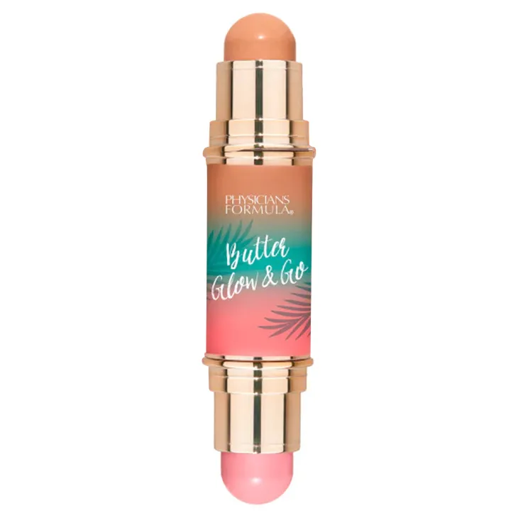Physicians Formula Butter Glow & Go dwustronny sztyft do konturowania Beachy Pink 10 g