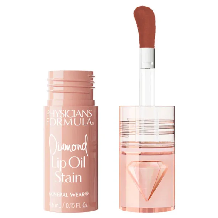 Physicians Formula Mineral Wear Diamond Lip Oil Stain olejek do ust Natural Nude 4,6 ml