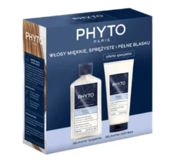 Phyto Douceur zestaw kosmetyków do pielęgnacji włosów delikatny szampon 250 ml + delikatna odżywka 175 ml