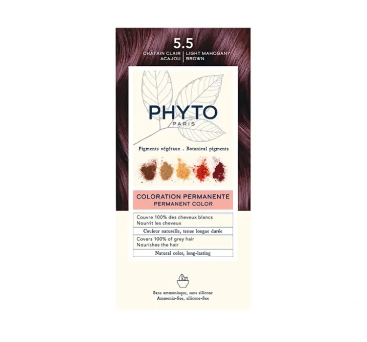Phyto Hair Color farba do włosów 5.5 jasny mahoniowy brąz