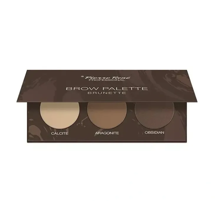 Pierre Rene Brow Palette paleta cieni do brwi Brunette 3x1,3g