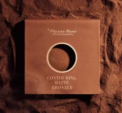 PIERRE RENE CONTOURING MATTE BRONZER WYPIEKANY PUDER BRĄZUJĄCY 10G