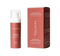 PoleMika wegańskie multifunkcyjne serum z witaminą C i niacynamidem do twarzy, szyi i dekoltu 30ml
