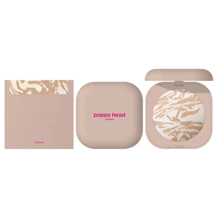 Poppy Head Airfined liofilizowany puder do twarzy blurujący 02 Airy Sand 14 g