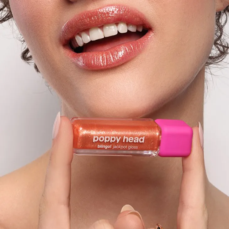 Poppy Head Blingo! Jackpot Gloss błyszczyk do ust 03 Glossophy 4,8 g