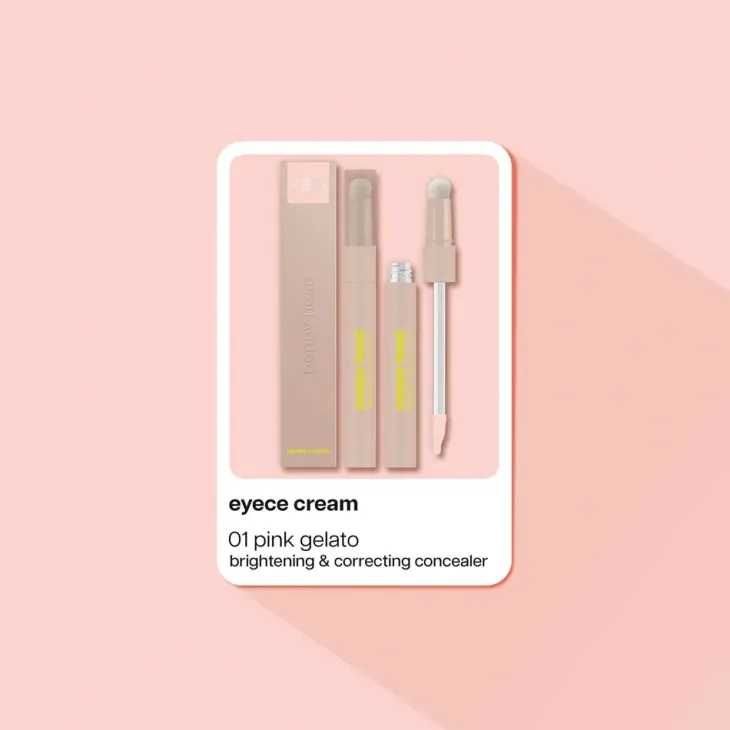 Poppy Head Eyece Cream rozświetlająco-korygujący korektor pod oczy 01 Pink Gelato 3,7 g
