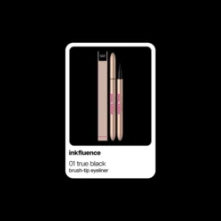 Poppy Head Inkfluence eyeliner w pisaku z pędzelkową końcówką 01 True Black 0,6 ml
