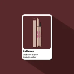Poppy Head Inkfluence eyeliner w pisaku z pędzelkową końcówką 02 Berry Brown 0,6 ml