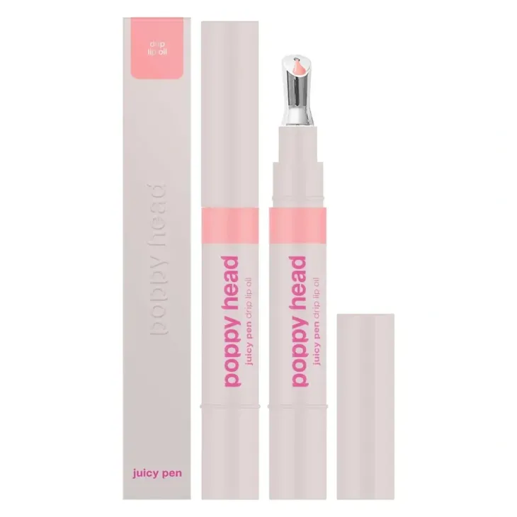 Poppy Head Juicy Pen olejek do ust z półtransparentnym kolorem i ultra-mokrym połyskiem 01 Sweet Splash 2,5 g