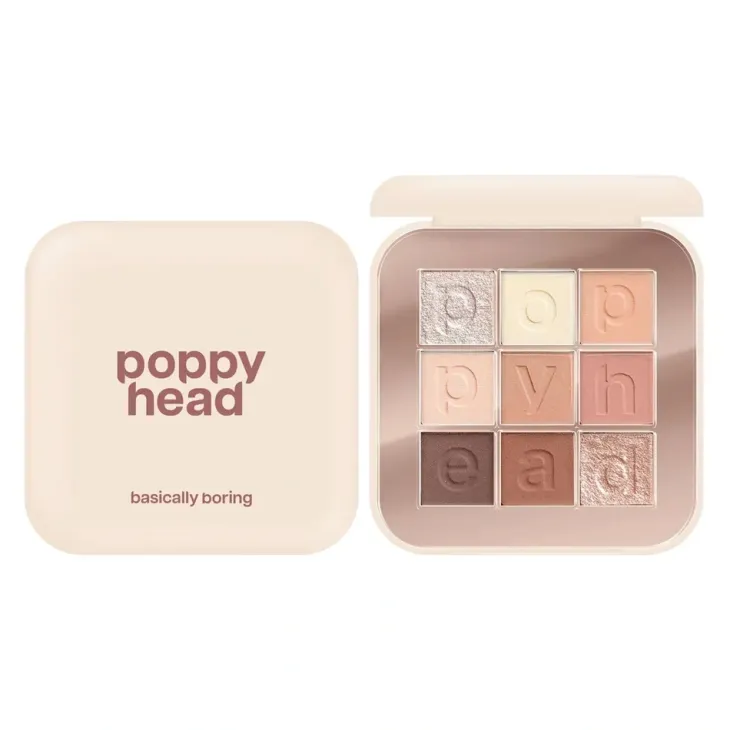 Poppy Head paleta cieni do powiek Basically Boring 9 g