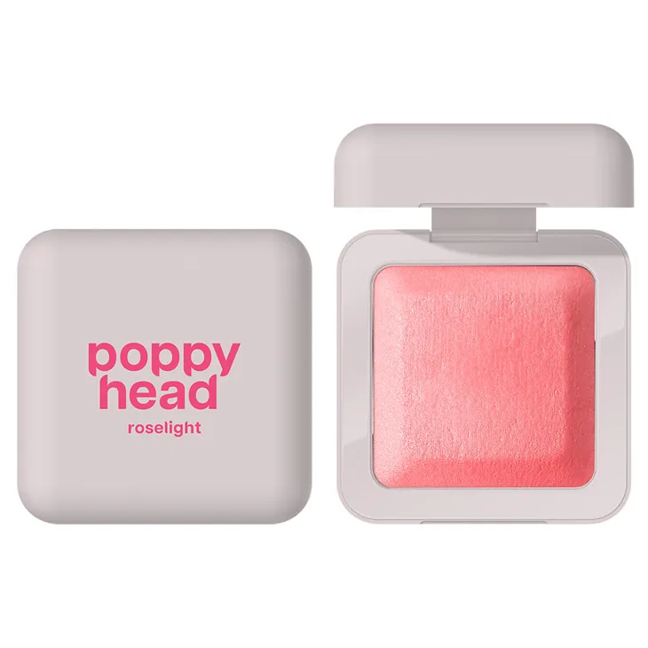 Poppy Head Roselight wypiekany róż rozświetlający 02 Peach Pearl 8,2 g