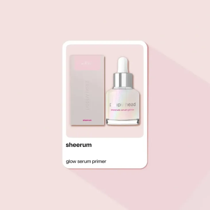Poppy Head Sheerum rozświetlająca baza pod makijaż 30 ml