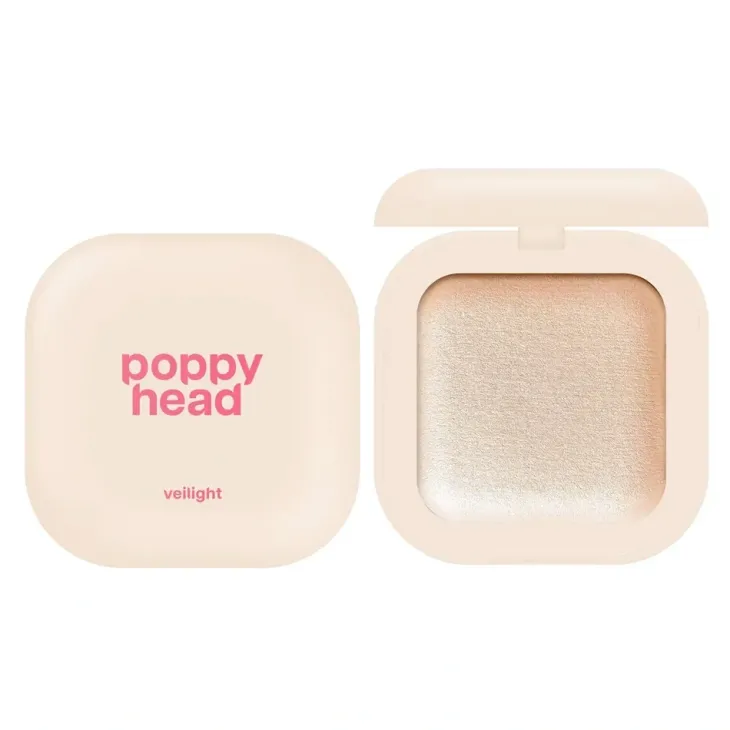 Poppy Head Veilight wypiekany rozświetlający puder do twarzy 01 Radiant Halo 12 g