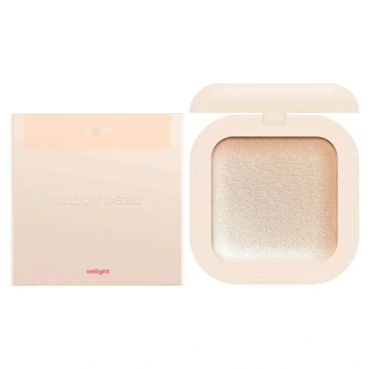 Poppy Head Veilight wypiekany rozświetlający puder do twarzy 01 Radiant Halo 12 g