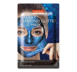 Purederm Galaxy Diamond Glitter niebieska maska peel-off 10g