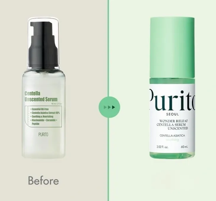 Purito Centella bezzapachowe serum do twarzy z wyciągiem z wąkrotki azjatyckiej 60 ml