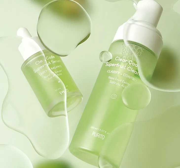 Purito Clear Code Superfruit pianka do mycia twarzy 150ml
