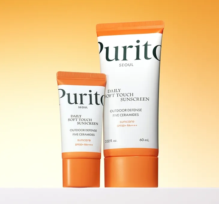 Purito Daily Soft Touch sunscreen przeciwsłoneczny krem do twarzy SPF 50+ PA++++ 15ml