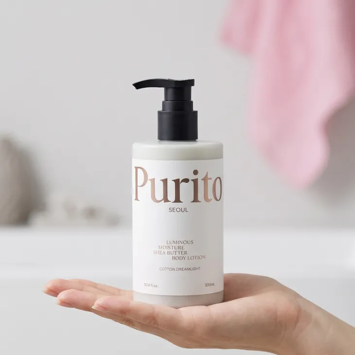 Purito Luminous Moisture Shea Butter Body Lotion nawilżający balsam do ciała Cotton Dreamlight 300 ml