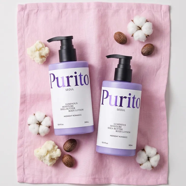 Purito Luminous Moisture Shea Butter Body Lotion nawilżający balsam do ciała Midnight Romance 300 ml