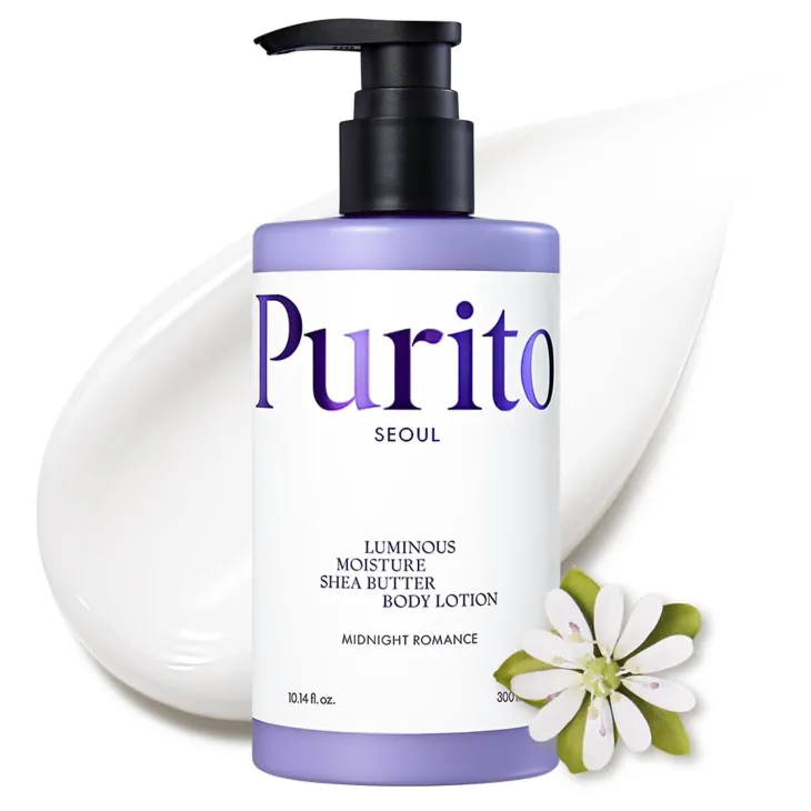 Purito Luminous Moisture Shea Butter Body Lotion nawilżający balsam do ciała Midnight Romance 300 ml