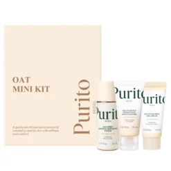 Purito Seoul Oat Mini Kit zestaw kosmetyków do pielęgnacji żel-peeling złuszczający 30 ml + tonik 30 ml + krem 15 ml