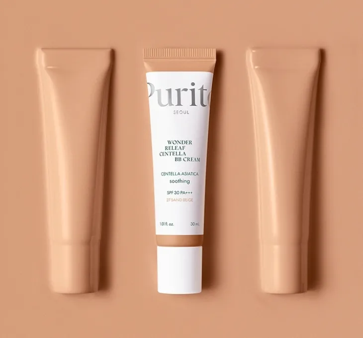 Purito Wonder Releaf Centella SPF30 PA+++ krem BB z wąkrotą azjatycką 27 Sand Beige 30ml