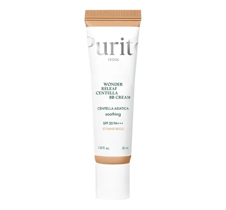 Purito Wonder Releaf Centella SPF30 PA+++ krem BB z wąkrotą azjatycką 27 Sand Beige 30ml