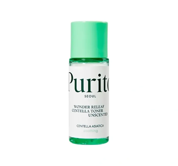 Purito Wonder Releaf Centella bezzapachowy tonik do twarzy 30 ml