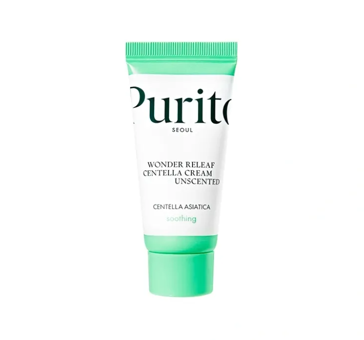 Purito Wonder Releaf Centella bezzapachowy krem do twarzy 15 ml