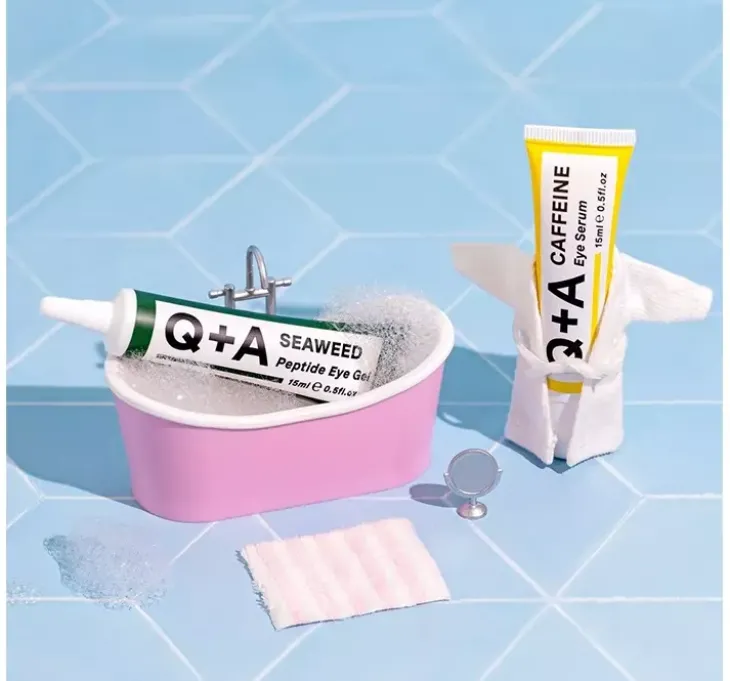 Q+A Energetyzujące serum pod oczy z kofeiną 15ml