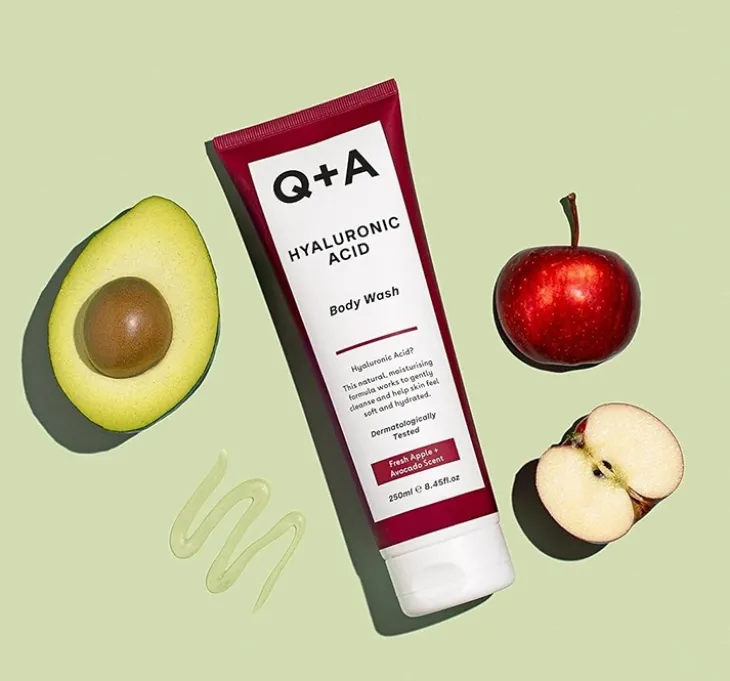 Q+A Hyaluronic Acid nawilżający żel do mycia ciała 50ml