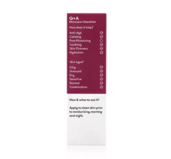Q+A NAWILŻAJĄCE SERUM DO TWARZY Z KWASEM HIALURONOWYM 30ML
