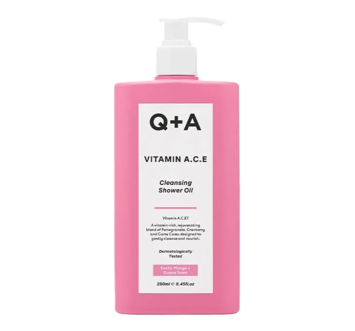 Q+A Vitamin A.C.E oczyszczający olejek pod prysznic 250ml