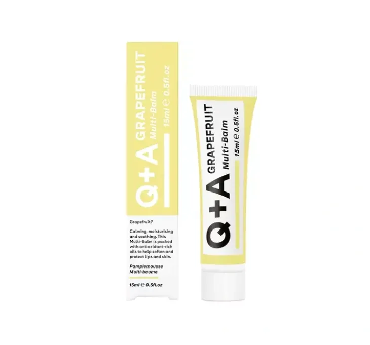 Q+A Wielofunkcyjny balsam do ust z olejkiem grejpfrutowym 15ml