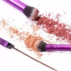 Real Techniques Eye Shade + Blend zestaw pędzli do makijażu oczu i brwi 3 sztuki