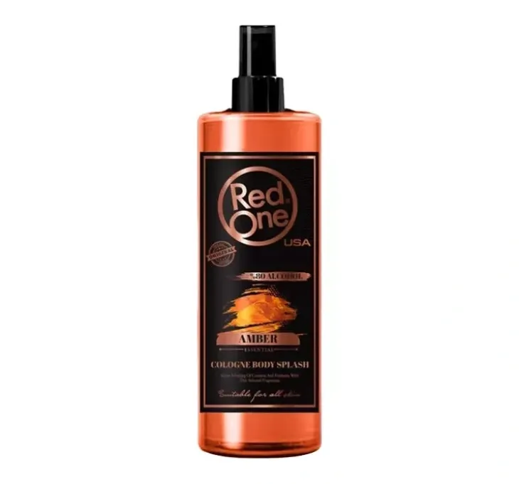 RED ONE BARBER COLOGNE AMBER WODA KOLOŃSKA PO GOLENIU 400ML