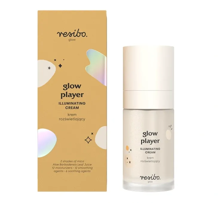 Resibo Glow Player rozświetlający krem do twarzy 30ml