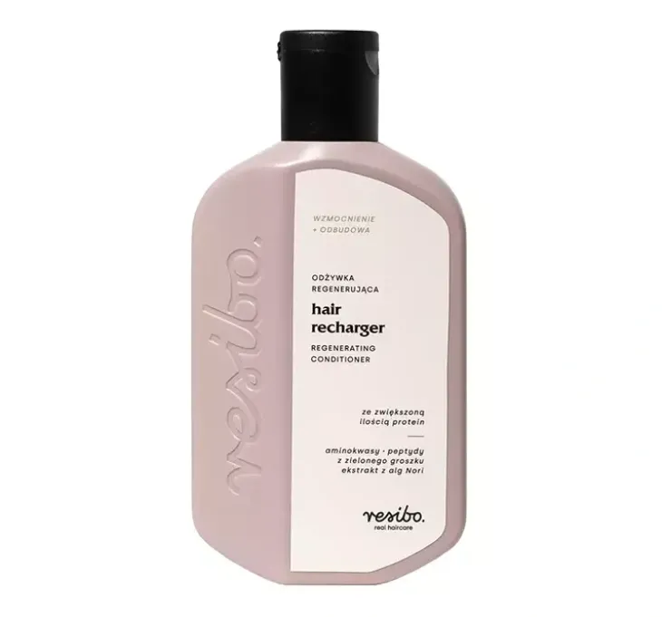 Resibo Hair Recharger odżywka regenerująca do włosów ze zwiększoną ilością protein 250ml