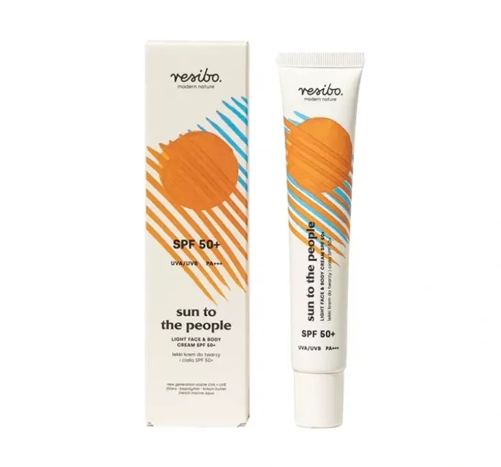 Resibo Sun To The People lekki krem do twarzy i ciała SPF50+ 50ml